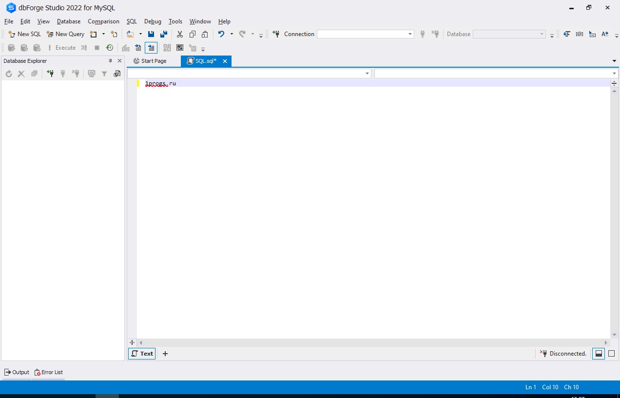 dbForge Studio for MySQL