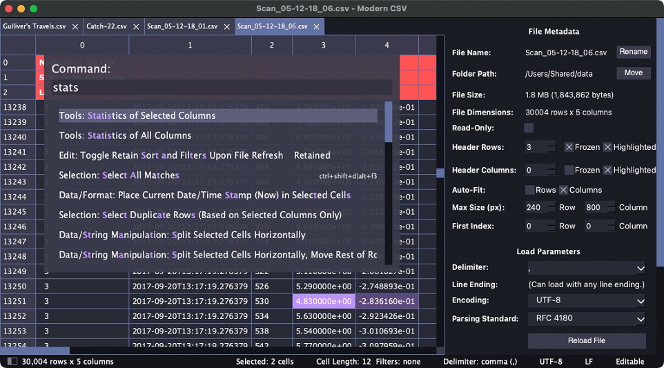 Modern CSV
